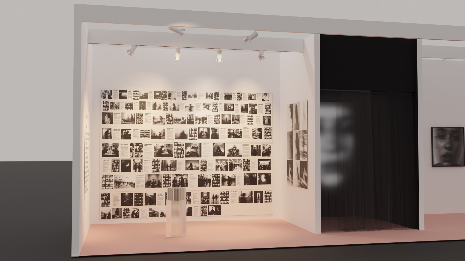 Paris Photo Booth 3D Render